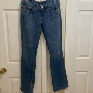 True Religion Men’s Bobby Jeans with Light Distressing Waist 30, Length 33